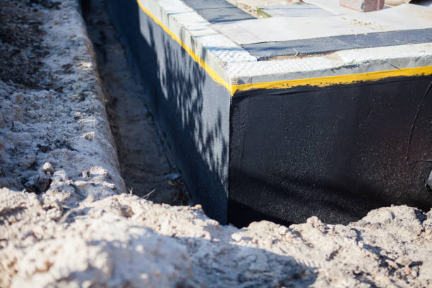 Professional Vapor Barrier Installation technician working in Kearny, NJ